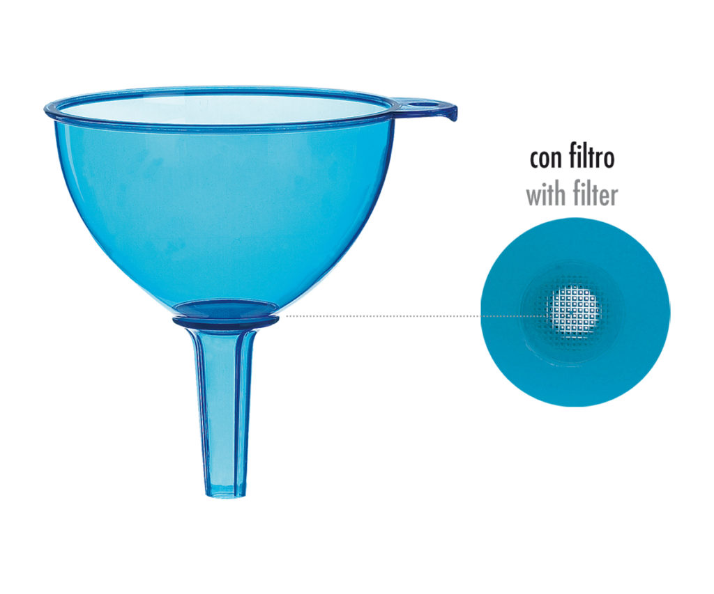 COSMOPLAST Imbuto con Filtro funnels with filter diametro cm.12
