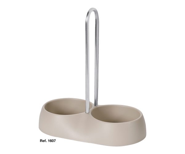 Rio glasses holder with stainless steel handle